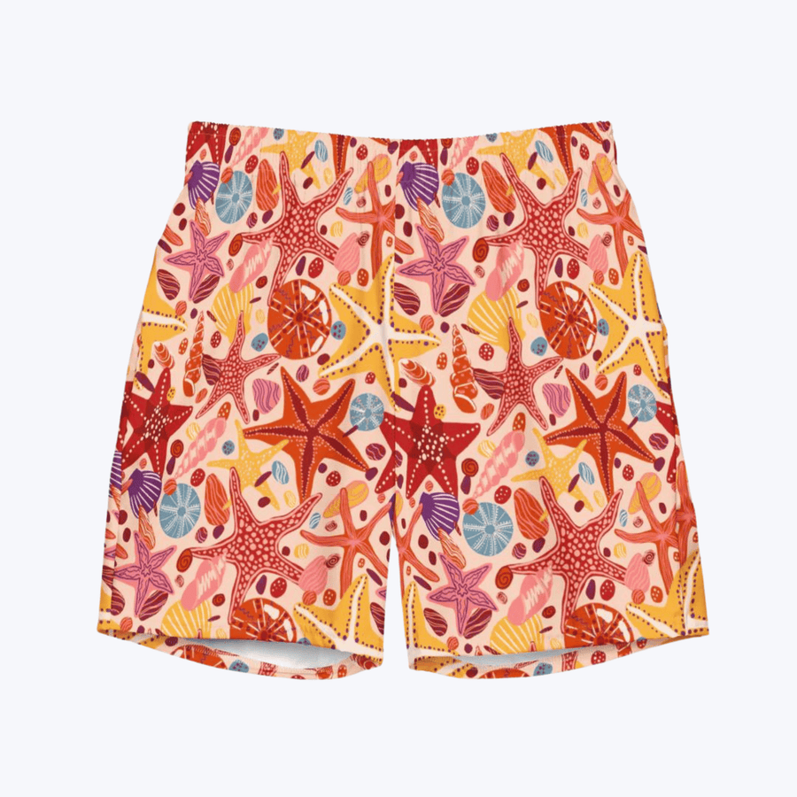 bañador corto de hombre estampado