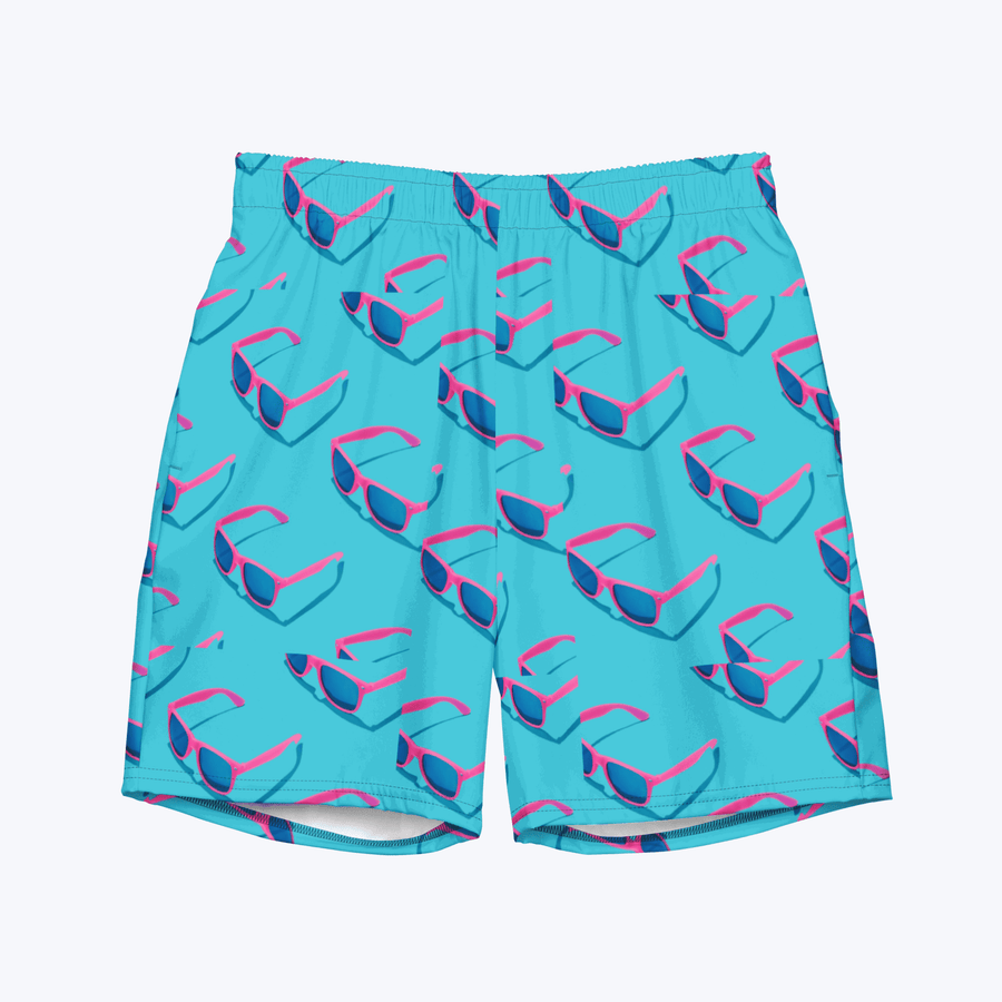 bañador corto de hombre estampado