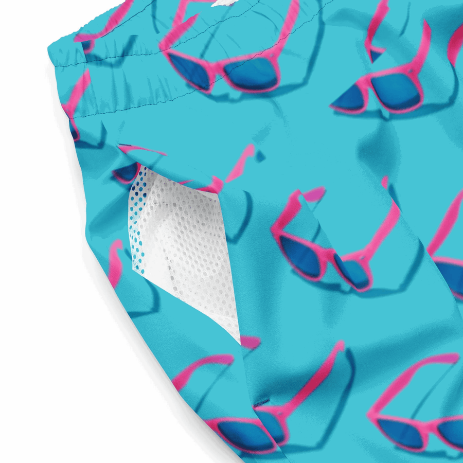 bañador corto de hombre estampado