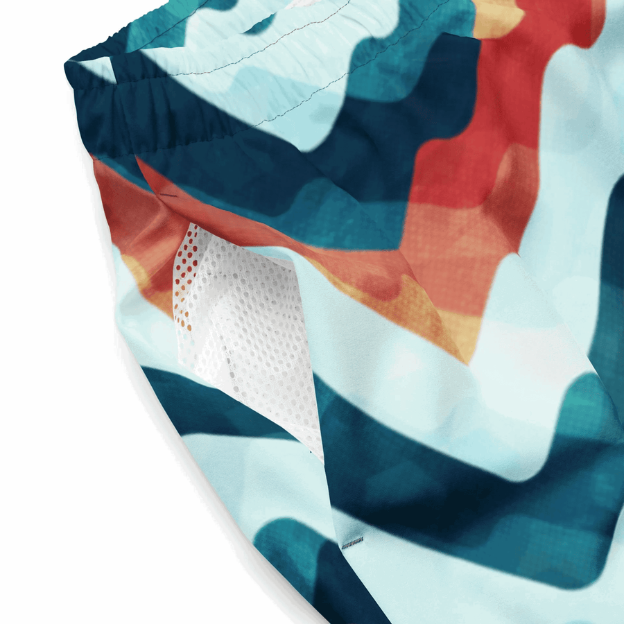 bañador corto de hombre estampado