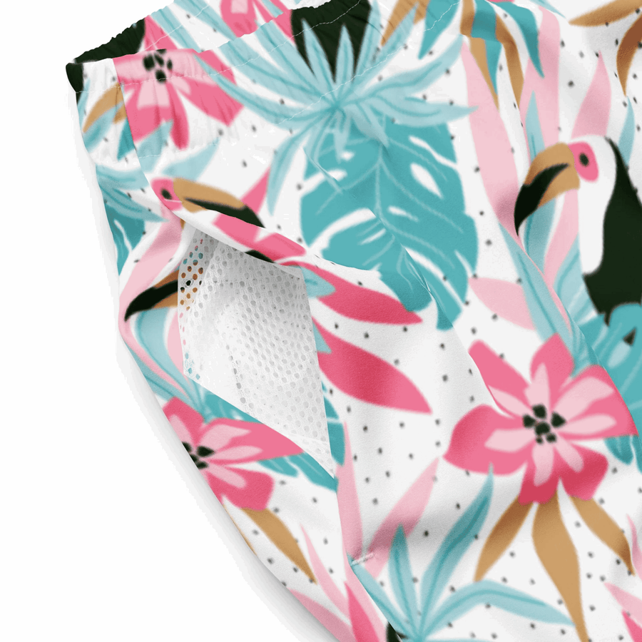 bañador corto de hombre estampado