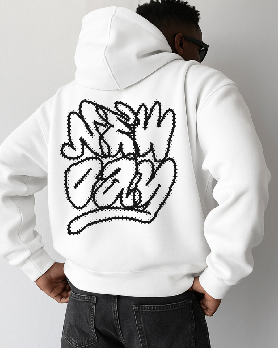 Sudadera con capucha New Day blanca