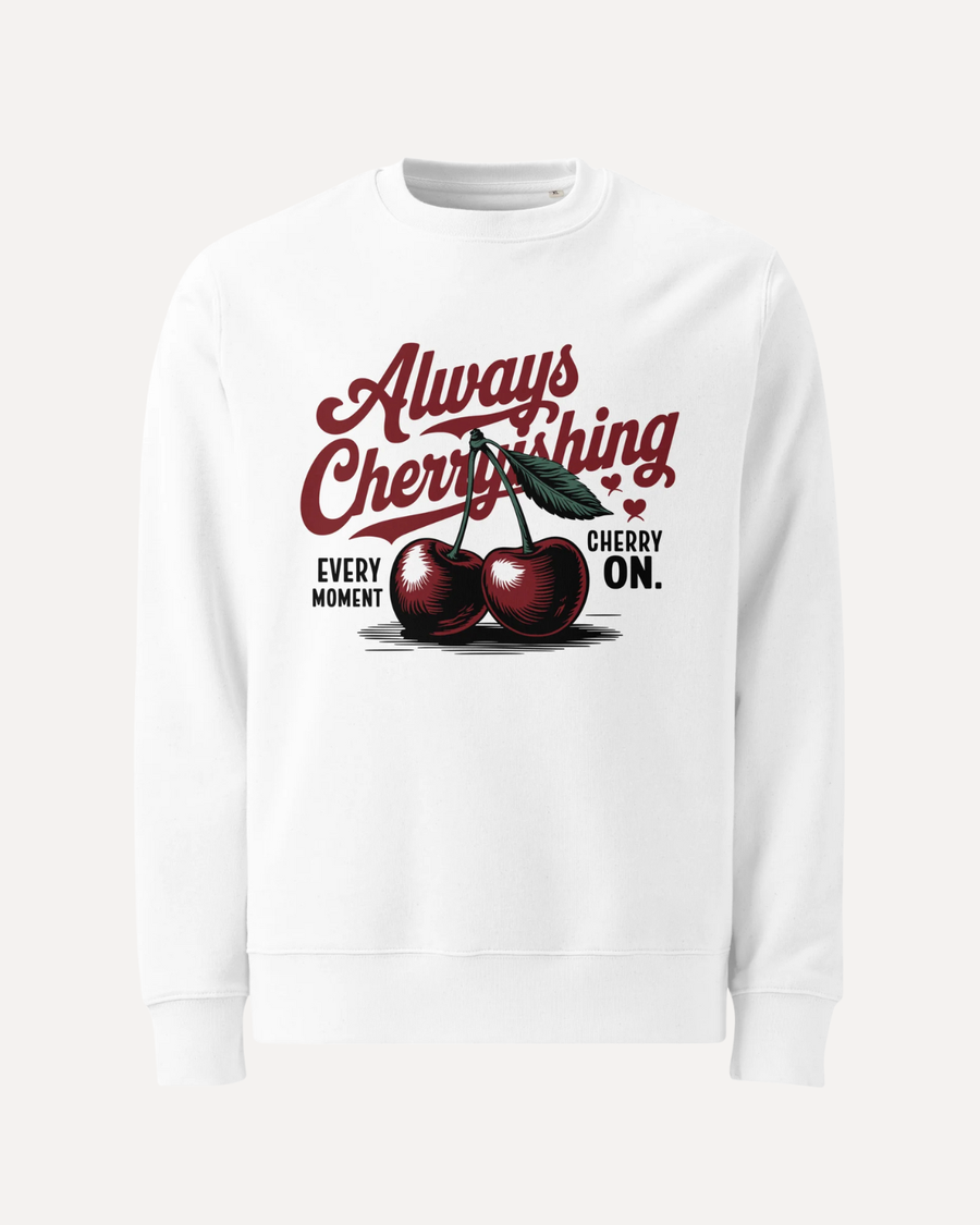 Always Cherishing Crewneck Blanca