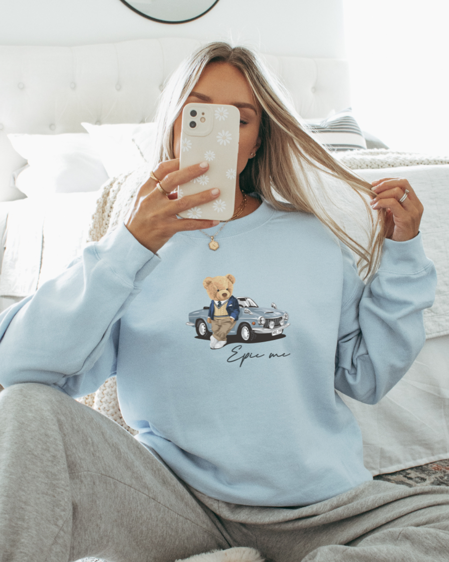 Sudadera Sin Capucha Oversize Teddy