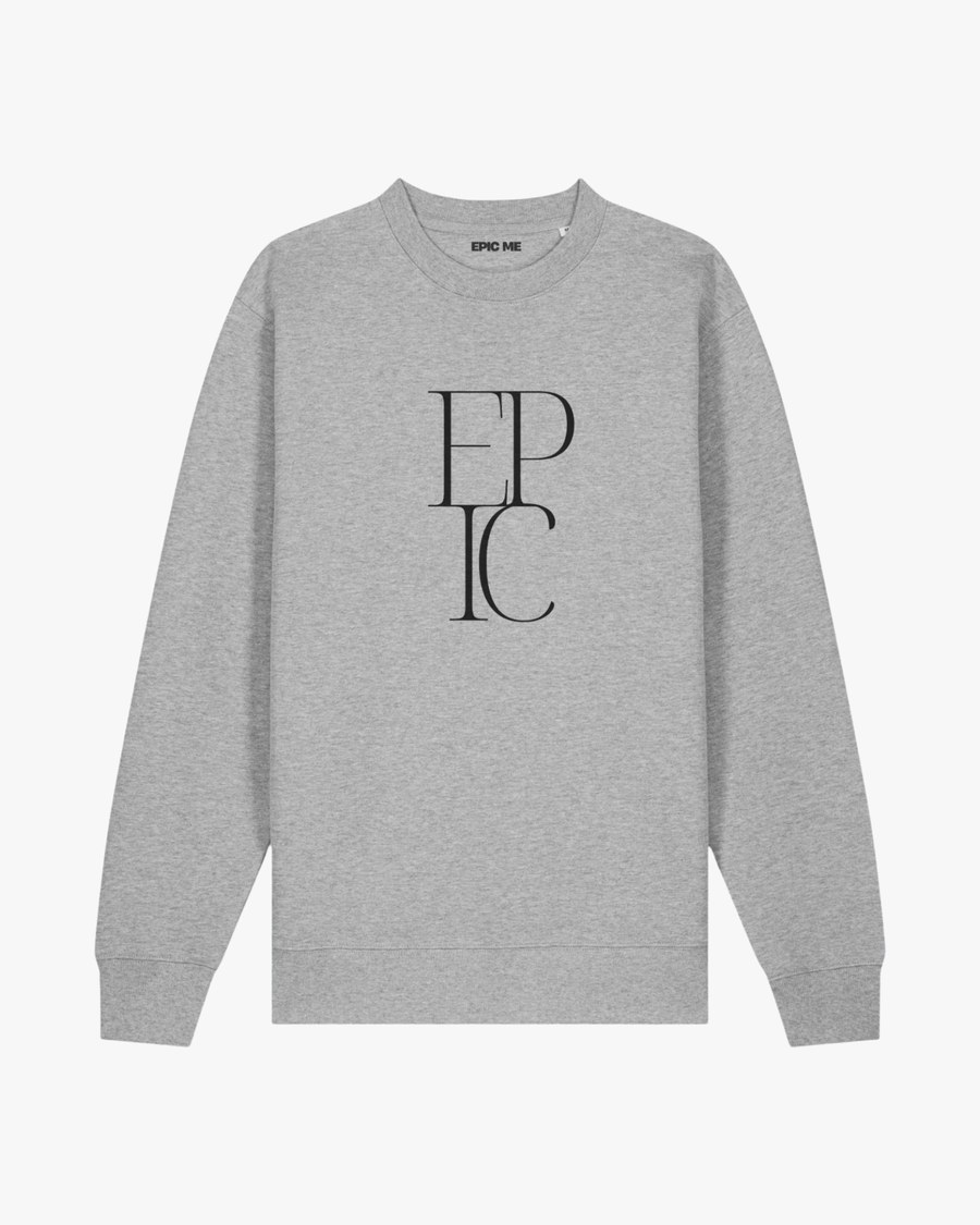 Sudadera Sin Capucha Gris EPIC