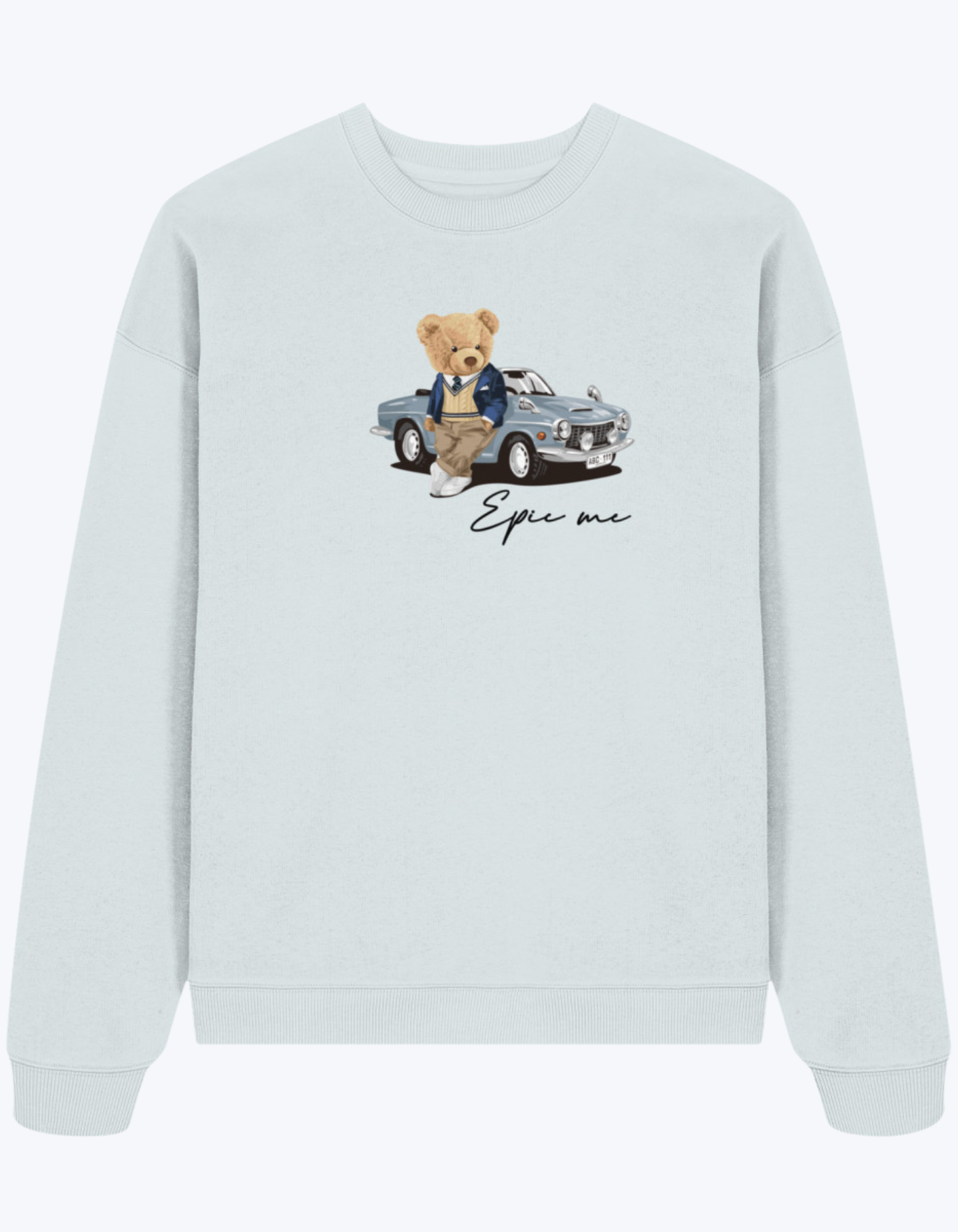 Sudadera Oversize Orgánica  "Teddy Epic Me"