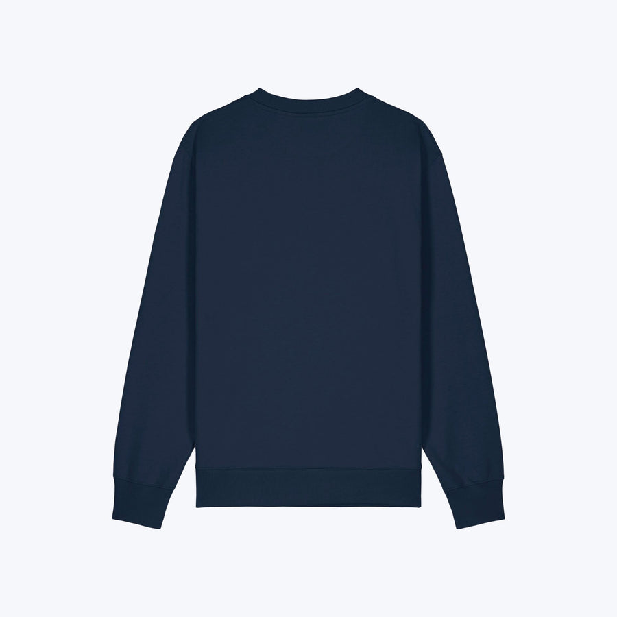 Sudadera sin capucha azul marino Teddy Epic Me – Algodón orgánico - Epic me