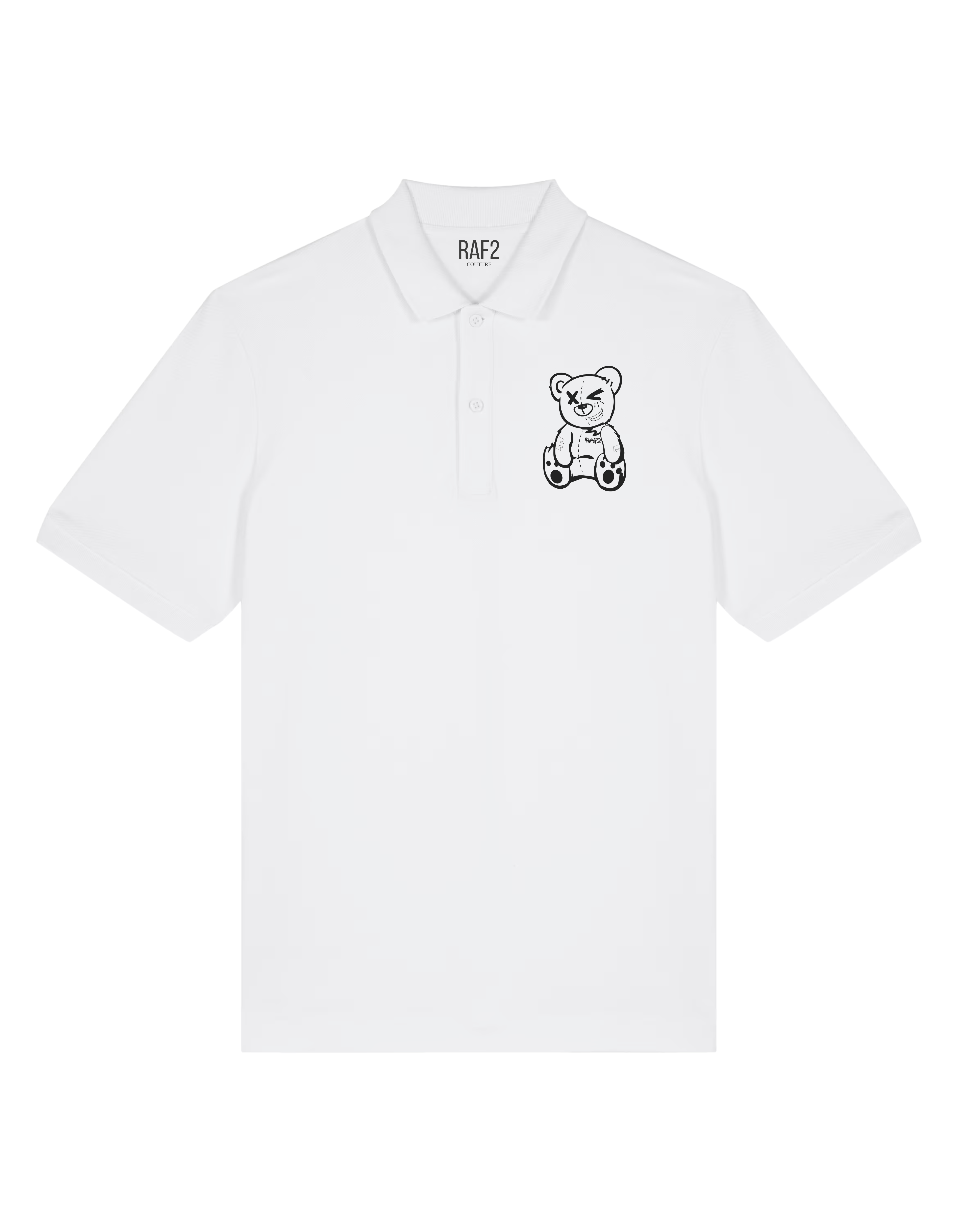 polo blanco manga corta
