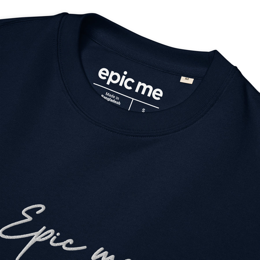 Sudadera Sin Capucha Azul Marino Epic Me